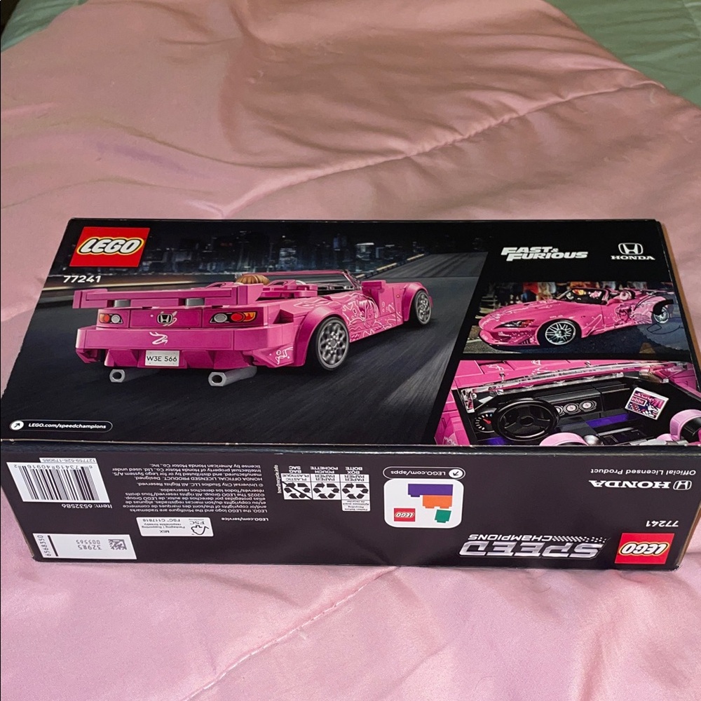 LEGO Speed Champions Fast & Furious Honda S2000 - Vibrant Pink  77241 - Picture 7 of 8